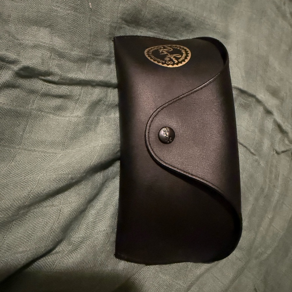 Ray-Ban Black Sunglasses Case with Gold Logo *CASE ONLY*